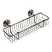 Ginger London Terrace Drill & Screw Mount Shower Caddy Brass/Metal in Gray | 3.25 H x 12.31 W x 5.31 D in | Wayfair 26552/PN