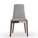 Calligaris Etoile Dining Chair w/ Wooden Legs Wood/Upholstered in Brown | 35.75 H x 18.13 W x 22.5 D in | Wayfair CS1423020201D0400000030