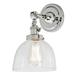 Gracie Oaks Martucci Swivel 1-Light Armed Sconce Glass/Metal in Gray | 11.5 H x 7 W x 9 D in | Wayfair 8D2B1E5EC5CE4968922962C4B02570E3