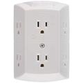 GE Wall Mounted 15-Amp Standard Duplex Outlet in White | 7.25 H x 2.25 W x 4.6 D in | Wayfair 56575