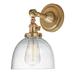 Gracie Oaks Martucci Swivel 1-Light Armed Sconce Glass/Metal in Yellow | 11.5 H x 7 W x 9 D in | Wayfair 50129129E8164CFEBFF614D6D4D50897