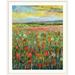 Charlton Home® Cyd Poppy Landscape' by Michael Creese Painting Print Metal | 32 H x 1 D in | Wayfair C800B573818C49E4B45BA1D4C8810A47