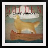 Great Big Canvas 'Golden Dog Canoe Co' by Ryan Fowler Vintage Advertisement Metal | 32 H x 32 W x 1 D in | Wayfair 1395570_15_24x24