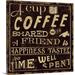 Winston Porter 'Coffee Quote I Vintage Advertisement | 12 H x 12 W x 1.5 D in | Wayfair BE5A06532926449C9D24873162359540