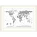 17 Stories 'World Map' by Bellen Graphic Art Print Metal | 32 W x 1 D in | Wayfair 6AB93C2C37E74A8ABF750A3358408D68