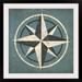 Great Big Canvas 'Nautical Compass Blue' by Ryan Fowler Graphic Art Print | 24 H x 24 W x 1 D in | Wayfair 2358152_15_16x16