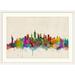 Ebern Designs 'New York City Skyline' by Francy Graphic Art Print | 20 H x 26 W x 1 D in | Wayfair 91204CC2CD944FFA8D04CCB5E6C0198E