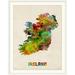 Ebern Designs Francy 'Ireland Watercolor Map' by Abarca Graphic Art Print | 24 H x 20 W x 1 D in | Wayfair AD145FD1DDE64C6BB396A4C36D8D34DB