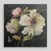 Marche de Fleurs de Fleurs on Black II' by Lisa Audit Graphic Art Print Laurel Foundry Modern Farmhouse® | 10 H x 10 W x 1.5 D in | Wayfair