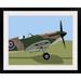 Williston Forge 'Spitfire WWII Fighter' by Deschamps Graphic Art Print in Black | 35 H x 44 W x 1 D in | Wayfair FF94AC9EB6204D0B94E7B8929806F181