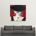 Mercer41 'Haute Chapeau Rouge I' by Marco Fabiano Painting Print Canvas | 48 H x 48 W x 1.5 D in | Wayfair 0848C9D3F87344AA82CBB40773118243