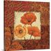 Fleur De Lis Living 'Poppy Spices II' Daphne Brissonnet Graphic Art Print | 12 H x 12 W x 1.5 D in | Wayfair 6C308C20912F4C41A6C7266DB02EA832