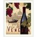Fleur De Lis Living 'Wine Festival II' by Marco Fabiano Vintage Advertisement Metal | 32 H x 27 W x 1 D in | Wayfair