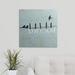 Winston Porter 'Birds on a Wire Square - Dream' Alain Pelletier Graphic Art Print | 12 H x 12 W x 1.5 D in | Wayfair