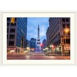 Winston Porter 'Soldiers & Sailors Monument, Monument Circle, Indianapolis, Indiana' Photographic Print in Brown | 28 H x 38 W x 1 D in | Wayfair