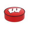 Holland Bar Stool NCAA Stool Slipcover in Red/Pink/White | 4 H x 14.5 W x 14.5 D in | Wayfair BSCWisc-W