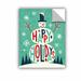The Holiday Aisle® Festive Holiday Snowman Wall Decal Metal in Green/Red | 32 H x 24 W in | Wayfair HLDY7275 37105186