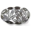 Heim Concept Leaves Platter Stainless Steel in Gray | 13 W in | Wayfair 72446