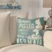 Highland Dunes Courtdale Mermaid Indoor/Outdoor Throw Pillow Polyester/Polyfill blend in White | 22 H x 22 W x 1 D in | Wayfair