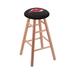 Holland Bar Stool NHL 36" Bar Stool Wood/Plastic/Acrylic in Brown | 36 H x 19 W x 19 D in | Wayfair RC36OSNatNJDevl