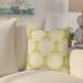 Highland Dunes Courtland Shell Indoor/Outdoor Throw Pillow Polyester/Polyfill blend in Green/White | 22 H x 22 W x 1 D in | Wayfair