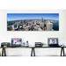 iCanvas Panoramic Aerial View of a City, Miami, Miami-Dade County, Florida 2008 Photographic Print on Canvas in Black/Blue | Wayfair