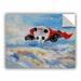 ArtWall Panda Superhero by Michael Creese Removable Wall Decal Canvas/Fabric | 18 H x 24 W in | Wayfair 0cre035a1824p