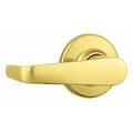 Kwikset Kingston Single Dummy Door Lever in Yellow | 5.8 H x 2.9134 W in | Wayfair 788KNL 3