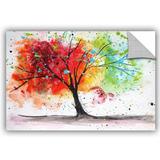 Wade Logan® Alfordsville Rainbow Tree I Removable Wall Decal Vinyl in Black/Green/Red | 12 H x 18 W in | Wayfair 352C5222F0934A1F9B0FAF3DBD8DBCC1