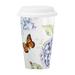 Lenox Butterfly Meadow 12 Oz Travel Mug Ceramic | 6 H x 3.5 W in | Wayfair 846844