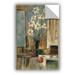 Latitude Run® Pauline Spring Still Life II Removable Wall Decal Canvas/Fabric in White | 36 H x 24 W in | Wayfair LATR1222 31568358