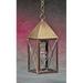 Longshore Tides Michaela 1-Light Outdoor Hanging Lantern Metal in Brown | 14 H x 5.75 W x 5.75 D in | Wayfair E8C920ECF0484FB3BC7EF0D190E46190