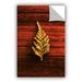 Loon Peak® Willowridge Leaf on Wood Removable Wall Decal Vinyl in White | 36 H x 24 W in | Wayfair 3F6656A63CA047C0ADE06F55270D30C0