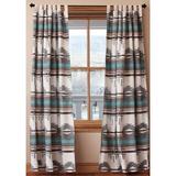 Loon Peak® Ilene Tab Top Curtain Panels (DSQ is set to 2) Polyester in Green/Gray/Blue | 84 H in | Wayfair LOPK6419 42974738