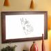 Loon Peak® Wall Mounted Dry Erase Board Wood/Manufactured Wood in Brown/White | 30 H x 90 W x 0.75 D in | Wayfair LOON6944 32555239