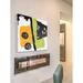 Marmont Hill 'Touch Of Modern I' by Irena Orlov Painting Print on Wrapped Canvas in Black/Green | 48 H x 48 W x 1.5 D in | Wayfair