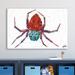Marmont Hill 'Spider Web' Print on Wrapped Canvas Metal in Red | 40 H x 60 W in | Wayfair MH-ECARL-96-C-60