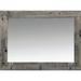 Millwood Pines Folse Rustic Accent Mirror Wood in Brown/Gray | 20 H x 24 W x 1 D in | Wayfair 06BBDC91FBF6468FB3C0AB1254E7AE49