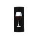 Meyda Lighting Metro Fusion Vino 2-Light Flush Mount Glass in Black/Red/White | 12 H x 5 W x 3.75 D in | Wayfair 146267