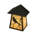 Meyda Lighting Outdoor Bulkhead Light Brass/Glass/Metal | 10.5 H x 9 W x 5.5 D in | Wayfair 150382