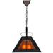 Meyda Lighting 4 - Light Lantern Square Chandelier Metal in Black | Wayfair 116189