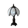Meyda Lighting Petal Bud 12" Table Lamp Glass/Metal in Black/Brown/White | 12 H x 6 W x 6 D in | Wayfair 26782