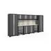 NewAge Products Bold Series 12 Piece Complete Storage System Set, Stainless Steel in Gray | 77.25 H x 156 W x 18 D in | Wayfair 56019