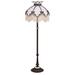 Meyda Lighting Isabella 62" Floor Lamp Metal in Brown/White | 64 H x 21 W x 21 D in | Wayfair 30280