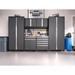 NewAge Products Pro Series 5 Piece Storage Cabinet Set in Gray | 85.25 H x 92 W x 24 D in | Wayfair 58779