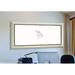 One Allium Way® Wall Mounted Dry Erase Board Wood/Manufactured Wood in Brown/White | 48 H x 30 W x 1.5 D in | Wayfair OAWY4946 32827211