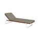 OASIQ Sandur Sun Chaise Lounge w/ Cushions Metal in White | 10.63 H x 29.13 W x 79.5 D in | Outdoor Furniture | Wayfair 3001115303000-LS