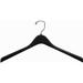 Only Hangers Inc. Heavyweight Top/Coat Hanger for Dress/Shirt/Sweater Plastic/Metal in Black | 9 H x 18 W in | Wayfair PH520-100