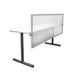 OBEX Polycarbonate Split Screen Desk Privacy Panel | 30 H x 30 W x 0.63 D in | Wayfair 30X30P-A-T-SS