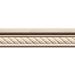 Ornamental Mouldings Hardwood Embossed Weave Panel Moulding 2.25" H x 96" W x 0.63" D Chair Rail Wood in Brown | 2.25 H x 96 W x 0.63 D in | Wayfair